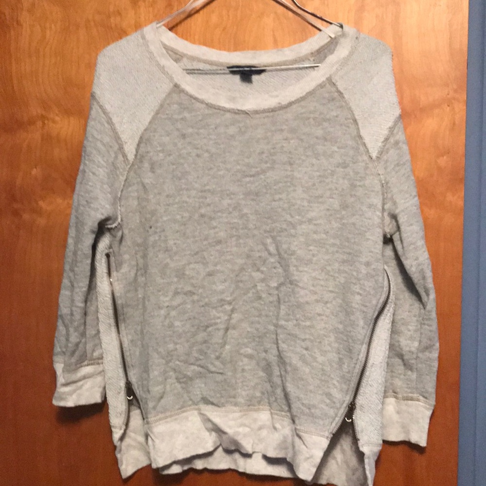 American eagle zipper sweater